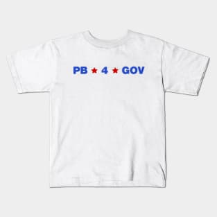 PB 4 GOV - Mr Peanut Butter For Governor Kids T-Shirt